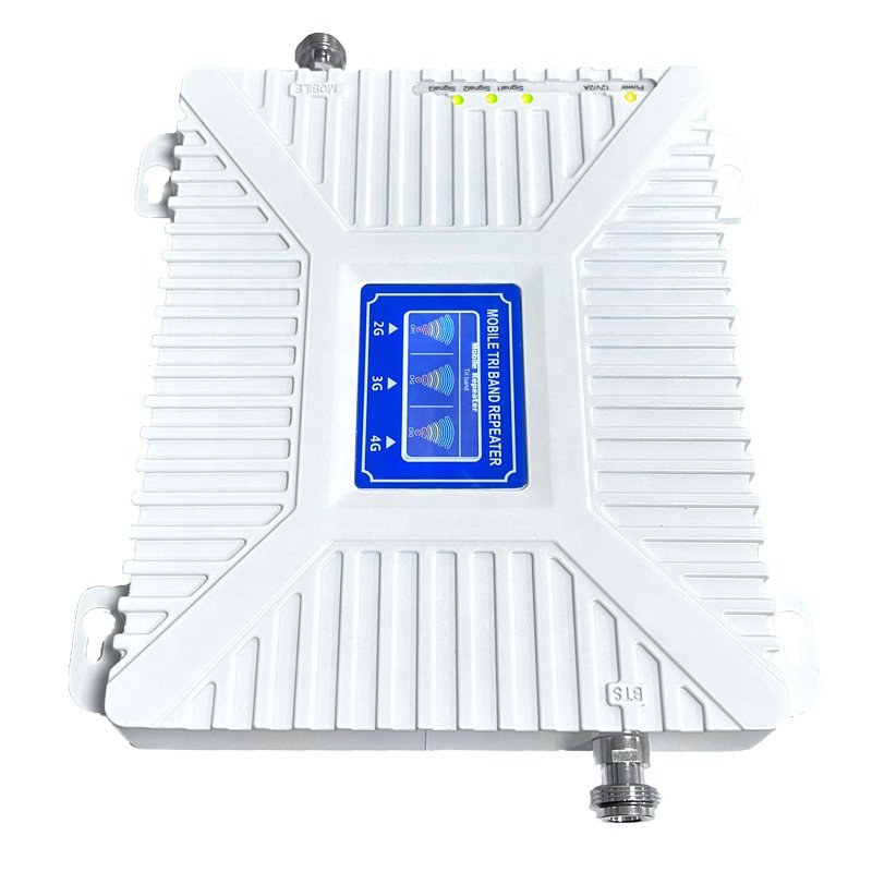 Outdoor LPDA antenna receive signal from cell tower home office indoor use full set mobile cellphone network signal booster
